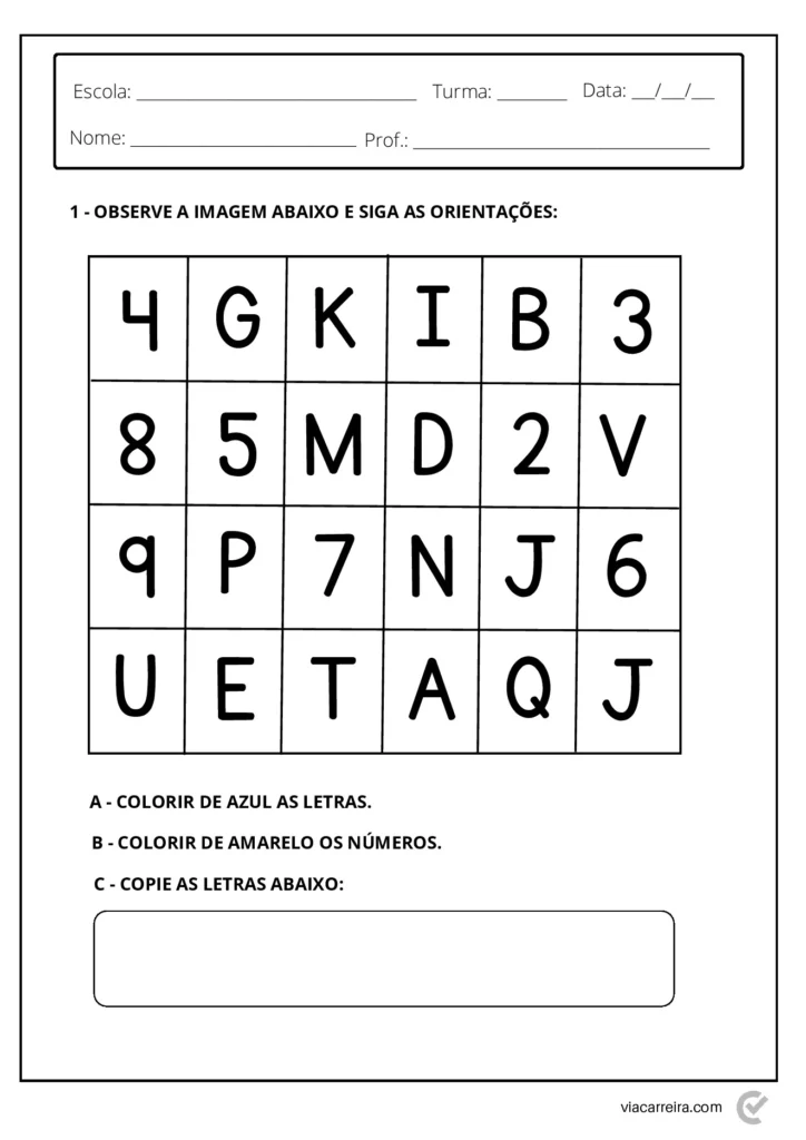 Atividades de Sondagem 2º Ano para Imprimir (PDF) — p1 | Atividades Educação Infantil (ensinoja.com.br)