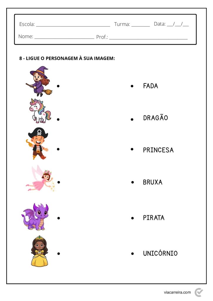 Atividades de Sondagem 2º Ano para Imprimir (PDF) — p6 | Atividades Educação Infantil (ensinoja.com.br)