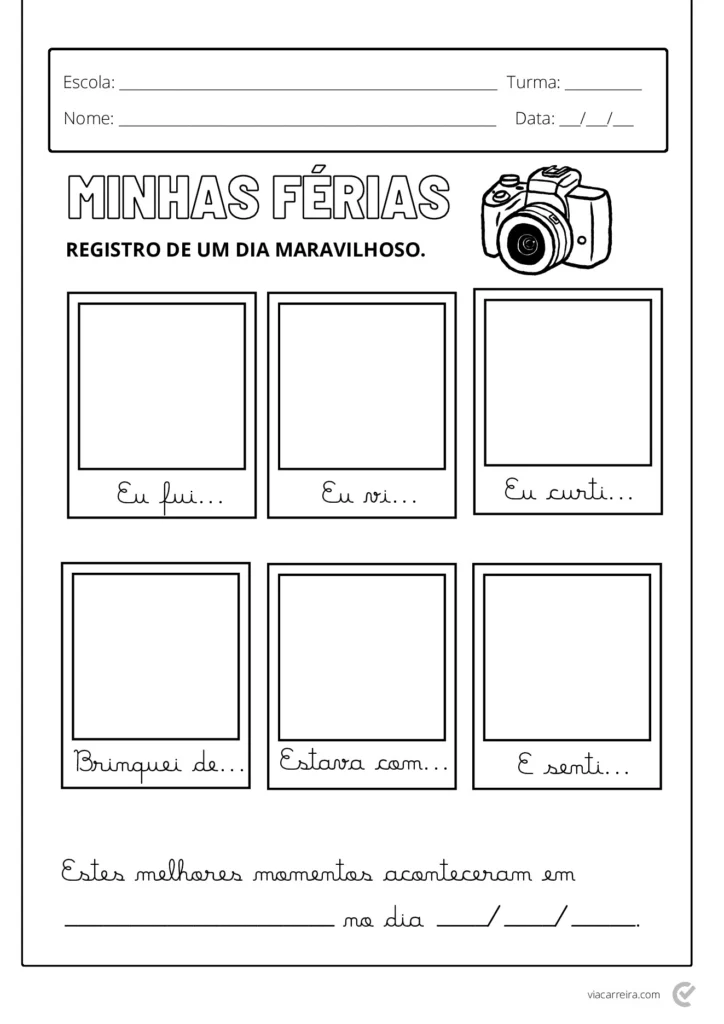 Atividades de Volta às Aulas 1º Ano para Imprimir (PDF) — p3 | Atividades Educação Infantil (ensinoja.com.br)