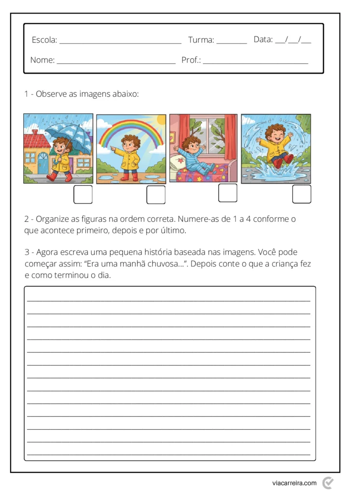 Atividades Produção Textual 1º Ano: Imprimir (PDF) — p1 | Atividades Educação Infantil (ensinoja.com.br)