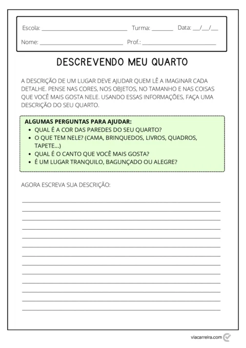 Atividades Produção Textual 1º Ano: Imprimir (PDF) — p8 | Atividades Educação Infantil (ensinoja.com.br)