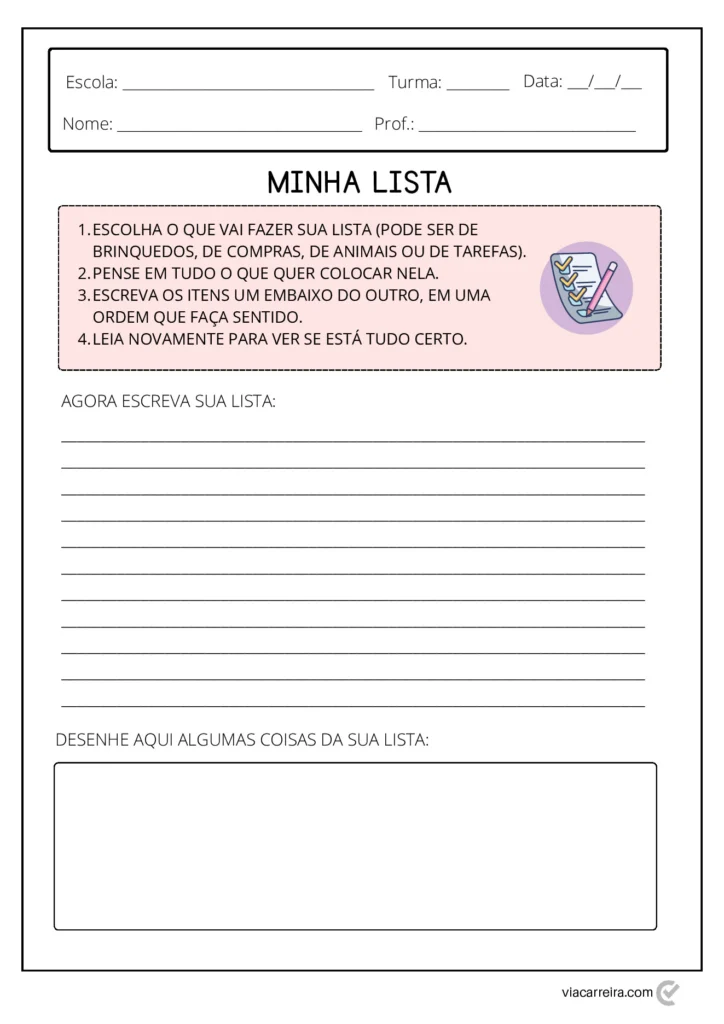 Atividades Produção Textual 1º Ano: Imprimir (PDF) — p12 | Atividades Educação Infantil (ensinoja.com.br)