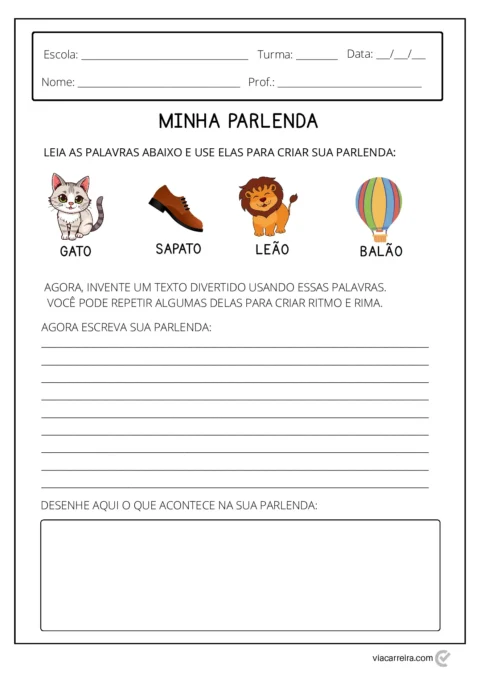 Atividades Produção Textual 1º Ano: Imprimir (PDF) — p13 | Atividades Educação Infantil (ensinoja.com.br)