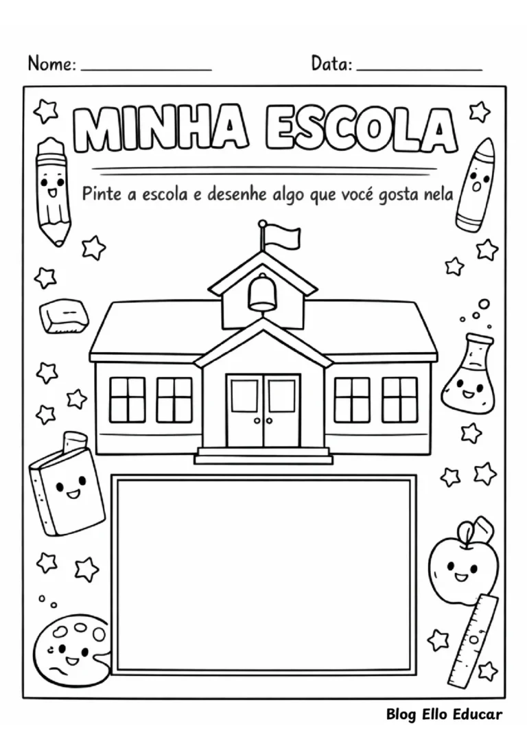 Atividades Volta às Aulas Educação Infantil para Imprimir (PDF) — p4 | Atividades Educação Infantil (ensinoja.com.br)