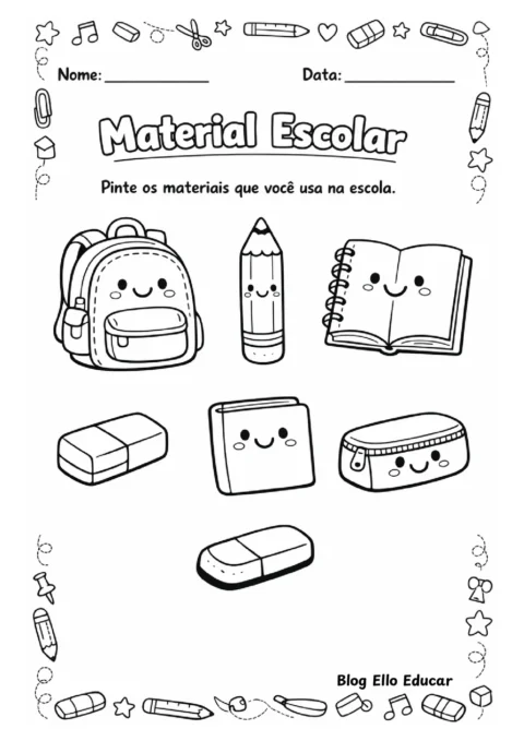 Atividades Volta às Aulas Educação Infantil para Imprimir (PDF) — p5 | Atividades Educação Infantil (ensinoja.com.br)