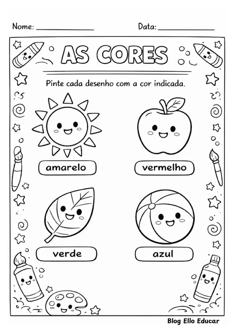 Atividades Volta às Aulas Educação Infantil para Imprimir (PDF) — p6 | Atividades Educação Infantil (ensinoja.com.br)