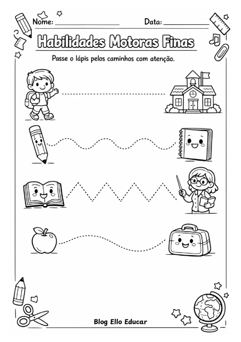 Atividades Volta às Aulas Educação Infantil para Imprimir (PDF) — p8 | Atividades Educação Infantil (ensinoja.com.br)