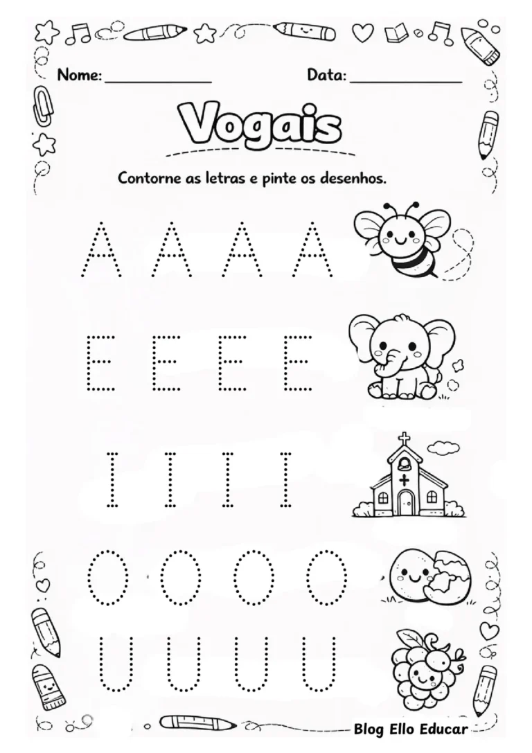 Atividades Volta às Aulas Educação Infantil para Imprimir (PDF) — p10 | Atividades Educação Infantil (ensinoja.com.br)