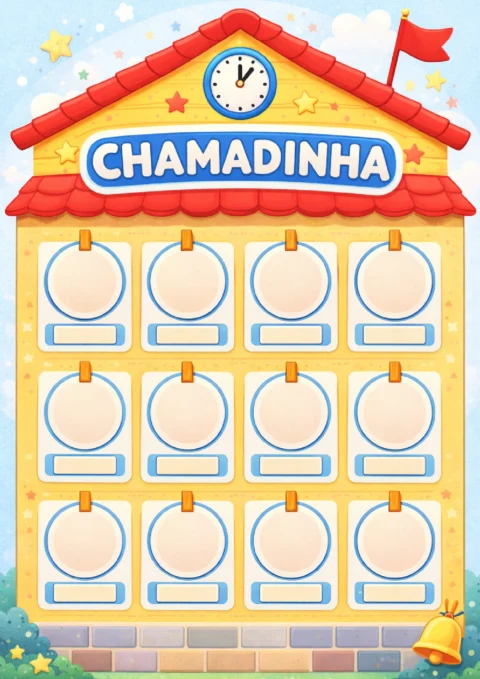Chamadinha Educação Infantil para Imprimir (Modelos em PDF)