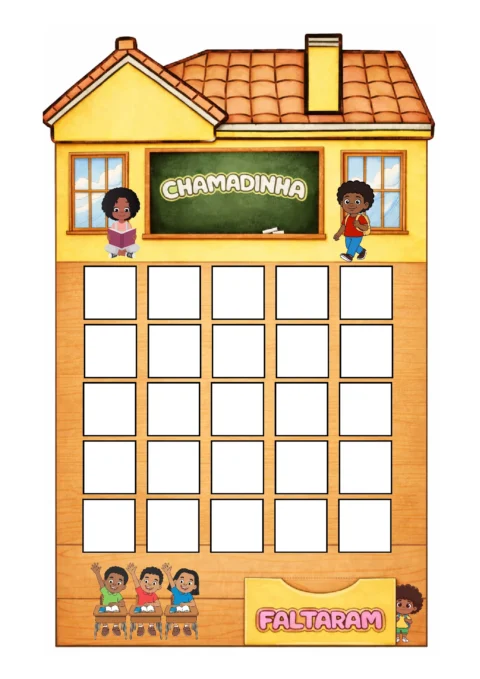 Chamadinha Educação Infantil para Imprimir (Modelos em PDF) — p13 | Atividades Educação Infantil (ensinoja.com.br)
