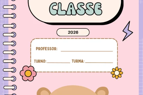 Diário de Classe 2026 para Professor: Imprimir (PDF) — p1 | Atividades Educação Infantil (ensinoja.com.br)