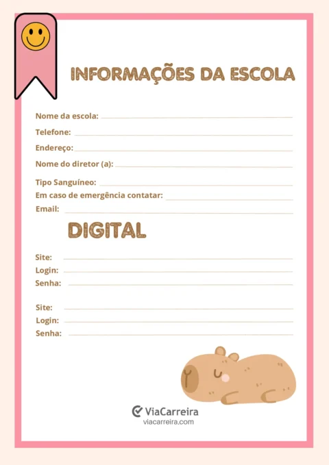 Diário de Classe 2026 para Professor: Imprimir (PDF) — p3 | Atividades Educação Infantil (ensinoja.com.br)