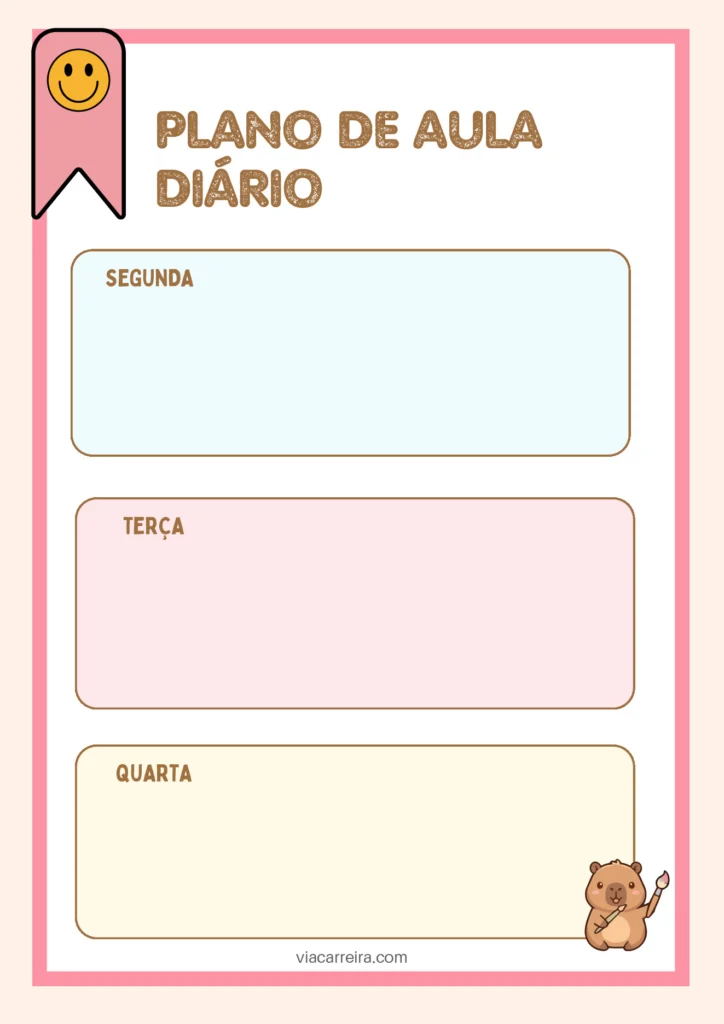 Diário de Classe 2026 para Professor: Imprimir (PDF) — p21 | Atividades Educação Infantil (ensinoja.com.br)