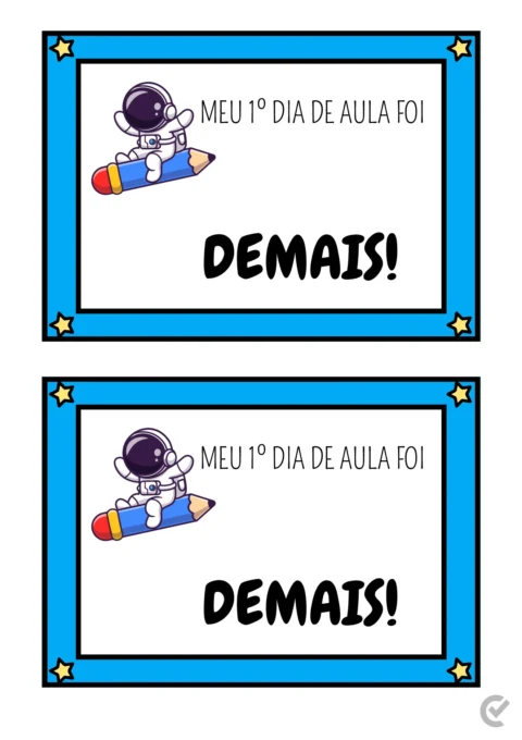 Lembrancinha Volta às Aulas para Alunos: Imprimir (PDF) — p6 | Atividades Educação Infantil (ensinoja.com.br)