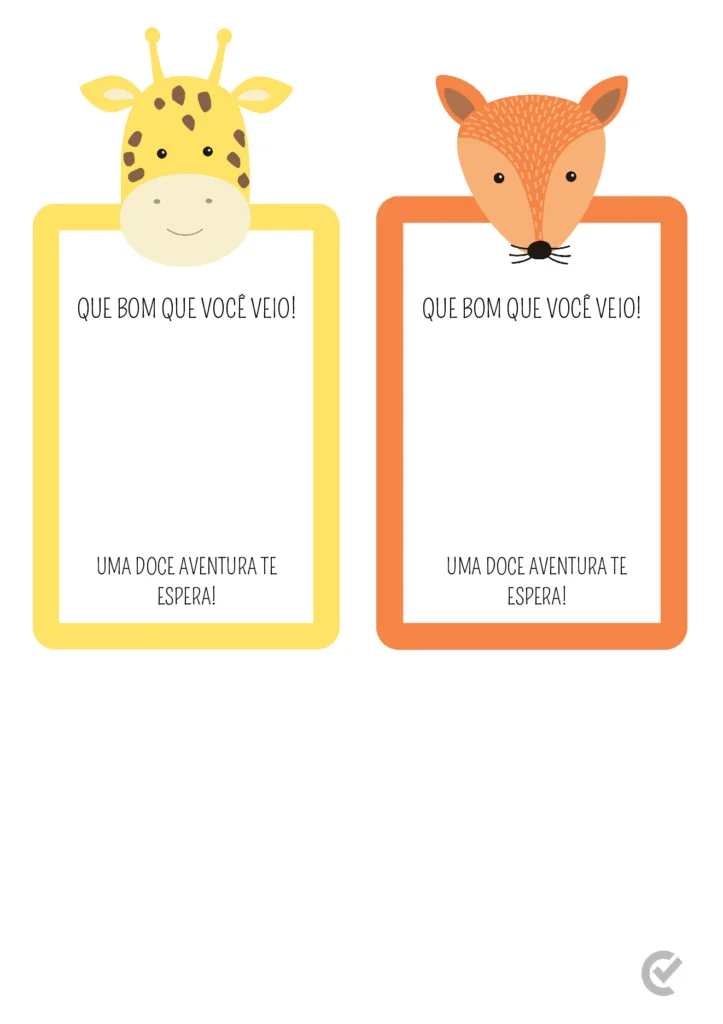 Lembrancinha Volta às Aulas para Alunos: Imprimir (PDF) — p11 | Atividades Educação Infantil (ensinoja.com.br)