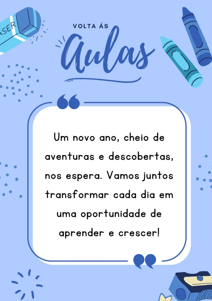 Mensagem de boas-vindas para o novo ano letivo — p1 | Atividades Educação Infantil (ensinoja.com.br)