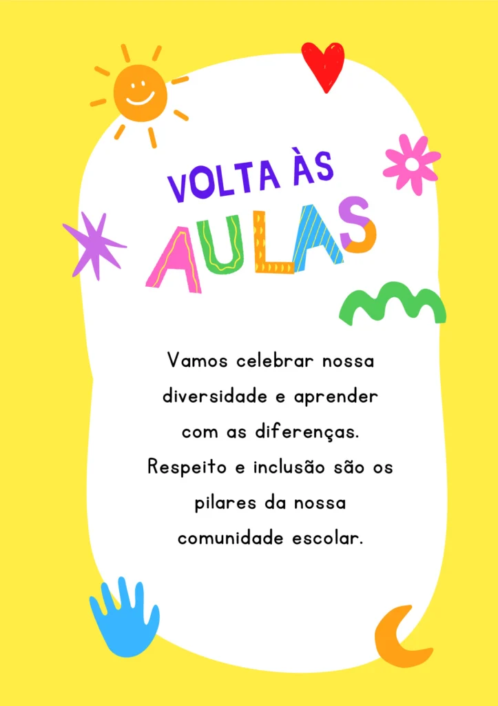 Mensagem de boas-vindas para o novo ano letivo — p8 | Atividades Educação Infantil (ensinoja.com.br)