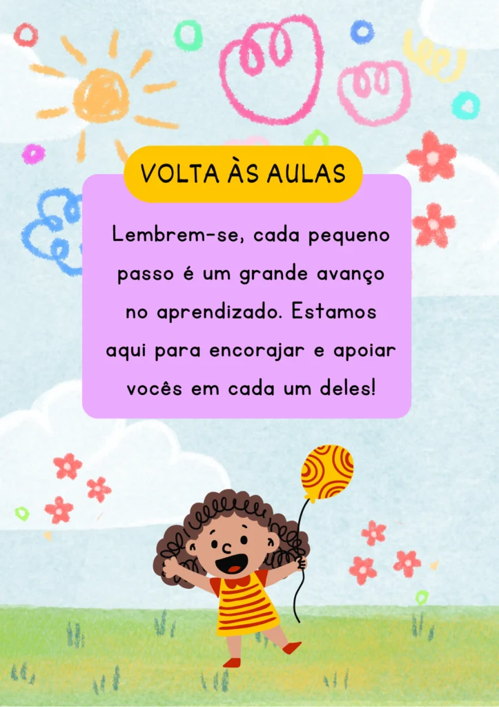 Mensagem de boas-vindas para o novo ano letivo — p13 | Atividades Educação Infantil (ensinoja.com.br)