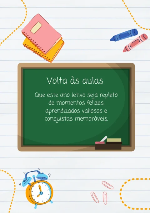 Mensagem de boas-vindas para o novo ano letivo — p15 | Atividades Educação Infantil (ensinoja.com.br)