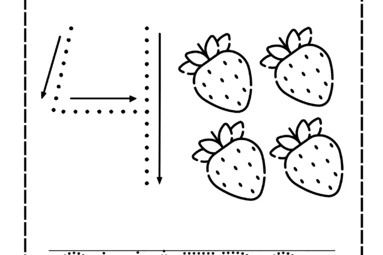 Numerais 1 a 10 Pontilhados: Atividade para Imprimir (PDF) — p4 | Atividades Educação Infantil (ensinoja.com.br)