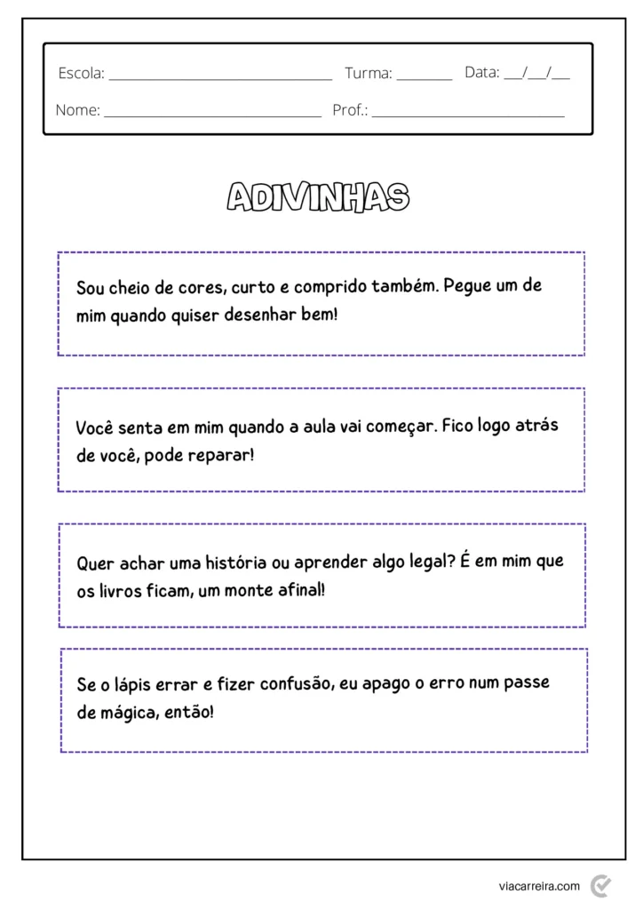 Volta às Aulas: Atividades do Primeiro Dia para Imprimir — p14 | Atividades Educação Infantil (ensinoja.com.br)