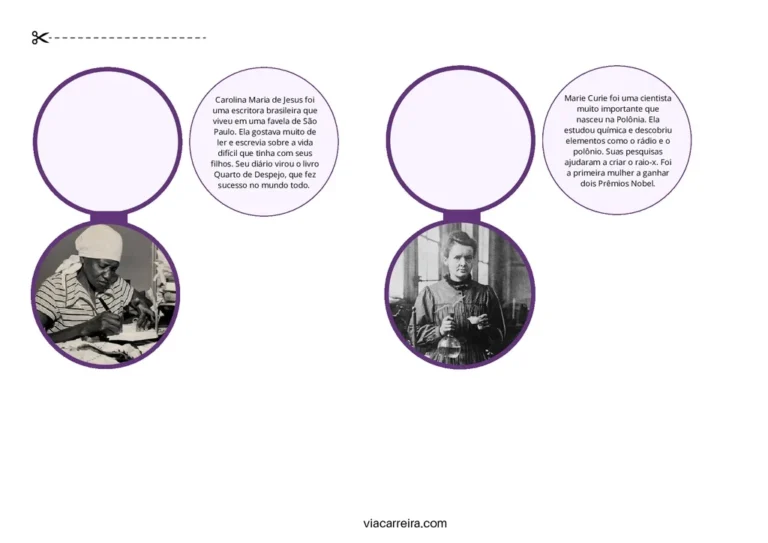 Painel para o Dia da Mulher em PDF - Imprimir — p2 | Atividades Educação Infantil (ensinoja.com.br)