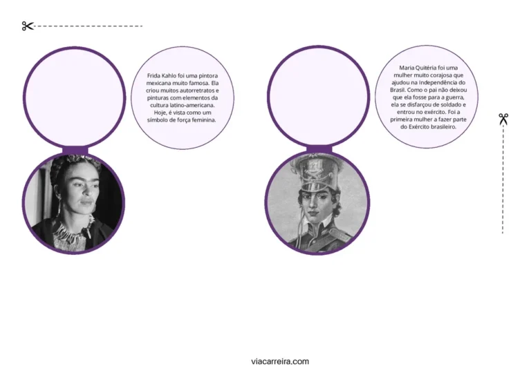 Painel para o Dia da Mulher em PDF - Imprimir — p3 | Atividades Educação Infantil (ensinoja.com.br)