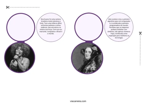 Painel para o Dia da Mulher em PDF - Imprimir — p8 | Atividades Educação Infantil (ensinoja.com.br)