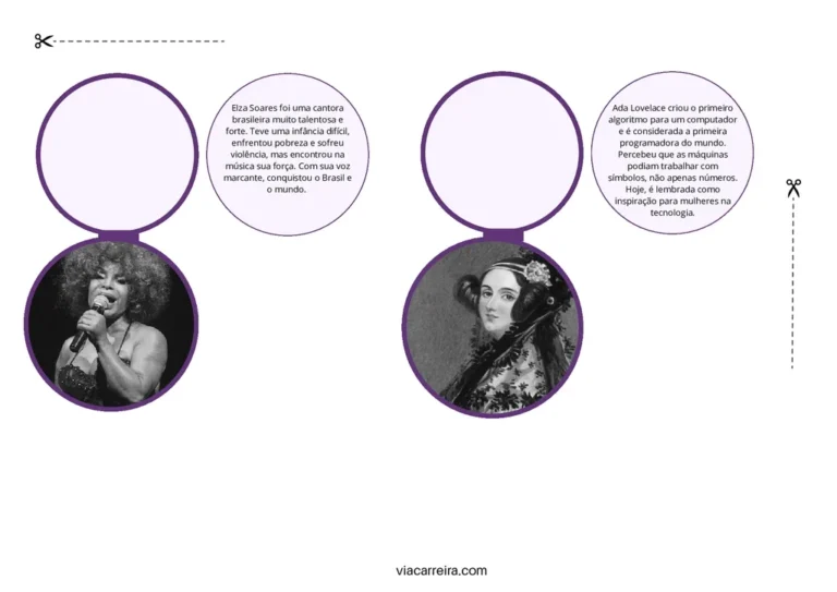 Painel para o Dia da Mulher em PDF - Imprimir — p8 | Atividades Educação Infantil (ensinoja.com.br)