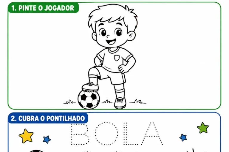 Atividade Infantil Copa do Mundo 2026 em PDF com 6 Páginas — p1 | Atividades Educação Infantil (ensinoja.com.br)