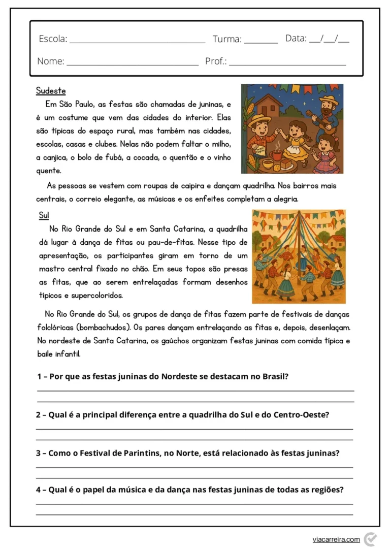 Atividades com Textos de Festa Junina em PDF com 14 Páginas — p9 | Atividades Educação Infantil (ensinoja.com.br)