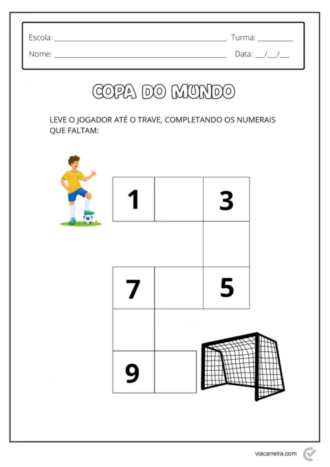 Atividades Copa do Mundo 2026 em PDF com 29 Páginas — p2 | Atividades Educação Infantil (ensinoja.com.br)