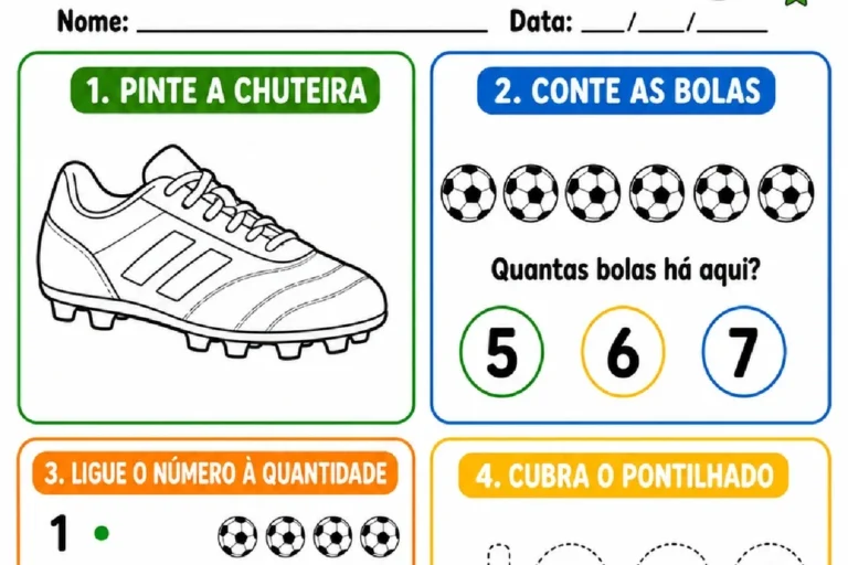 Atividades Copa do Mundo 2026 para 1º e 2º Ano em PDF com 8 Páginas — p1 | Atividades Educação Infantil (ensinoja.com.br)