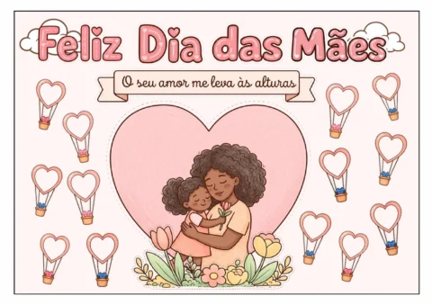 Painel Dia das Mães em PDF