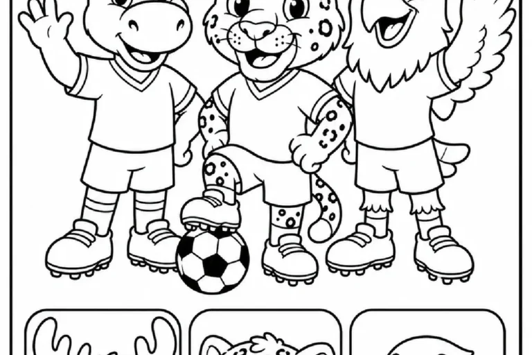 Atividades para COLORIR da Copa do Mundo 2026 — p1 | Atividades Educação Infantil (ensinoja.com.br)