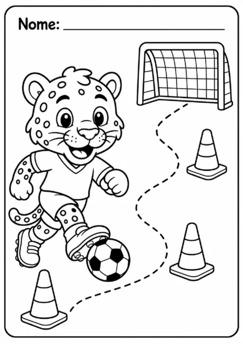 Atividades para COLORIR da Copa do Mundo 2026 — p3 | Atividades Educação Infantil (ensinoja.com.br)