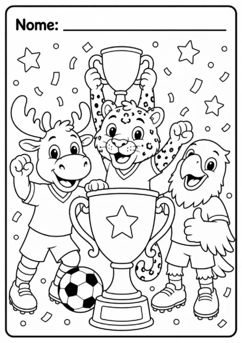 Atividades para COLORIR da Copa do Mundo 2026 — p8 | Atividades Educação Infantil (ensinoja.com.br)