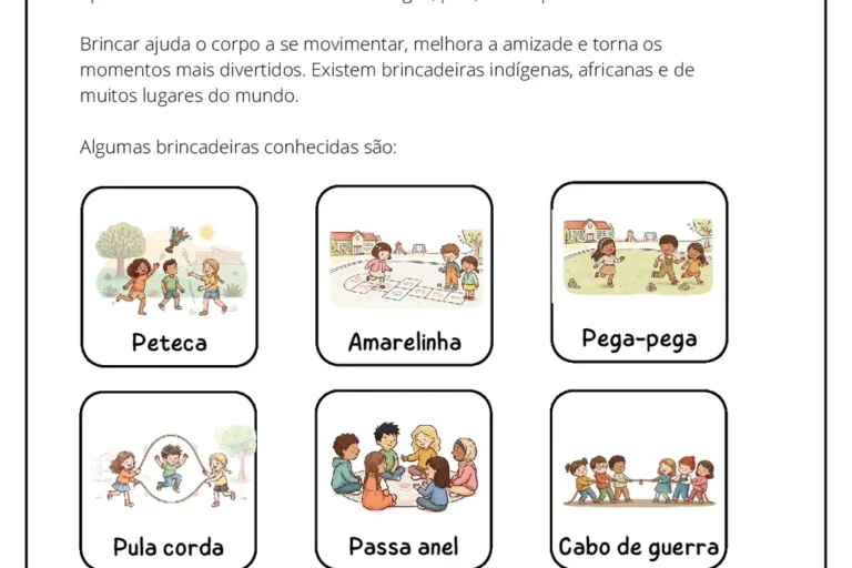 Atividades para o 3° ano de Educação Fisica em PDF — p1 | Atividades Educação Infantil (ensinoja.com.br)