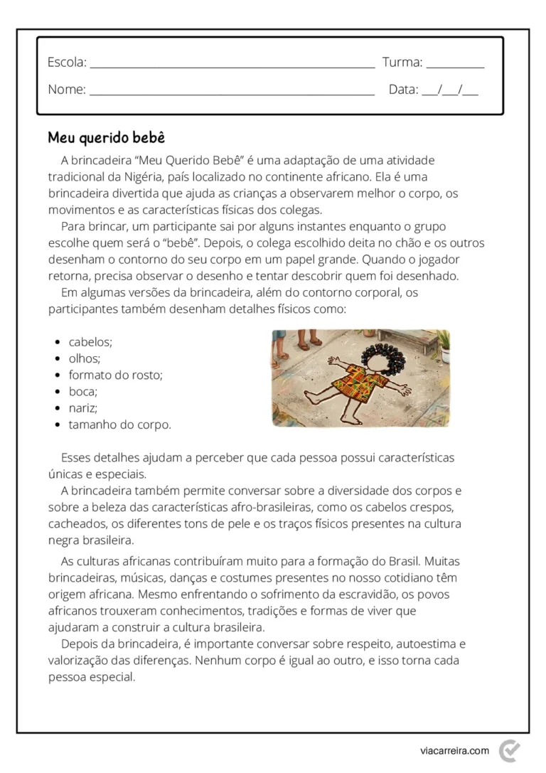 Atividades para o 3° ano de Educação Fisica em PDF — p10 | Atividades Educação Infantil (ensinoja.com.br)