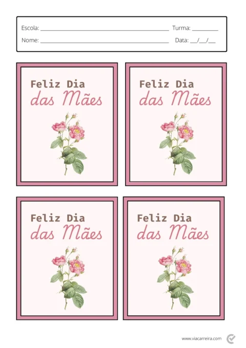 Lembrancinhas Dia das Mães em PDF com 30 Páginas — p5 | Atividades Educação Infantil (ensinoja.com.br)