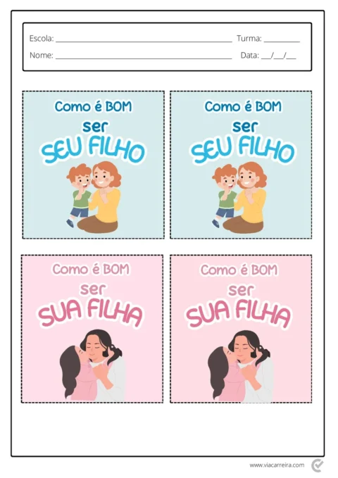 Lembrancinhas Dia das Mães em PDF com 30 Páginas — p6 | Atividades Educação Infantil (ensinoja.com.br)