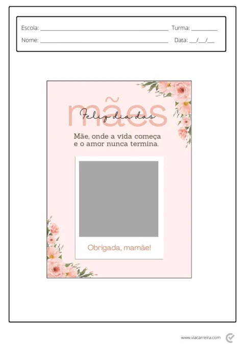 Lembrancinhas Dia das Mães em PDF com 30 Páginas — p17 | Atividades Educação Infantil (ensinoja.com.br)
