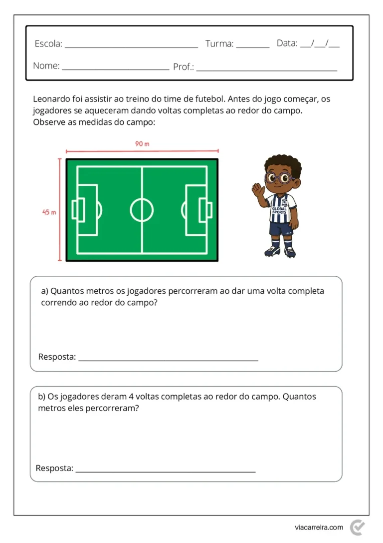 Medidas de Comprimento para 4º e 5º Ano em PDF com 14 Páginas — p4 | Atividades Educação Infantil (ensinoja.com.br)