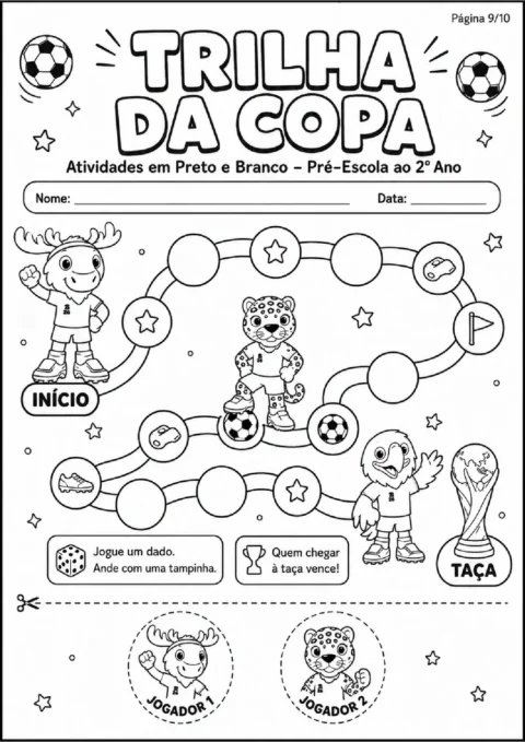 Missão Copa 2026 - Atividades em PDF com 8 Páginas — p5 | Atividades Educação Infantil (ensinoja.com.br)