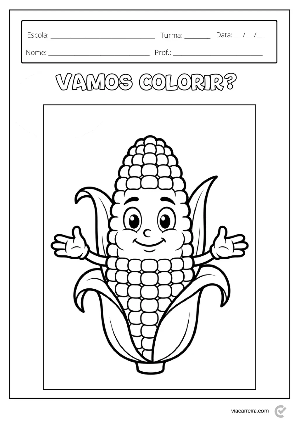 Atividades de Festa Junina para Colorir e Imprimir - 30 Páginas em PDF — p2 | Atividades Educação Infantil (ensinoja.com.br)