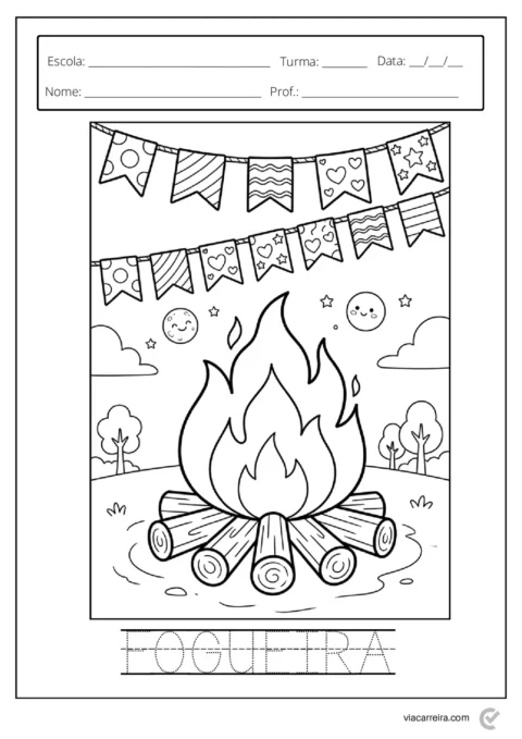Atividades de Festa Junina para Colorir e Imprimir - 30 Páginas em PDF — p3 | Atividades Educação Infantil (ensinoja.com.br)