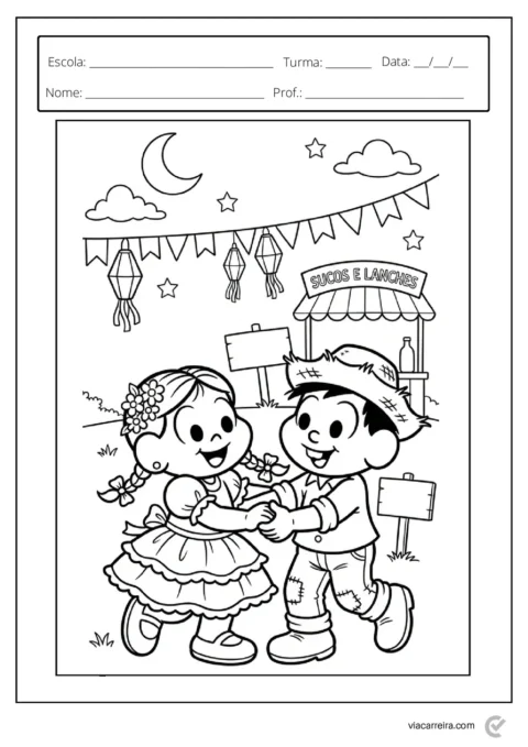 Atividades de Festa Junina para Colorir e Imprimir - 30 Páginas em PDF — p10 | Atividades Educação Infantil (ensinoja.com.br)