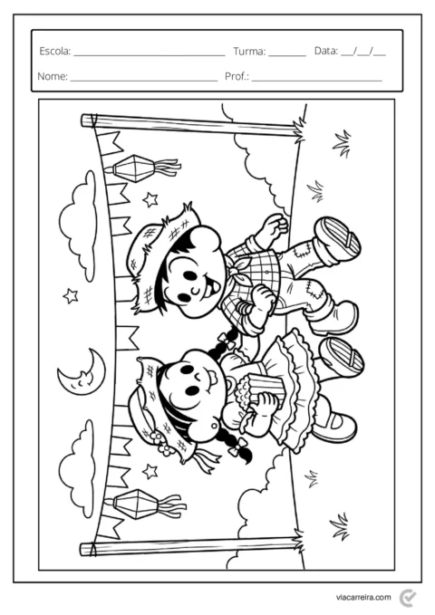 Atividades de Festa Junina para Colorir e Imprimir - 30 Páginas em PDF — p12 | Atividades Educação Infantil (ensinoja.com.br)