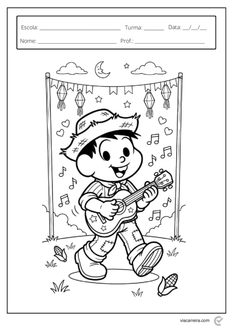 Atividades de Festa Junina para Colorir e Imprimir - 30 Páginas em PDF — p14 | Atividades Educação Infantil (ensinoja.com.br)