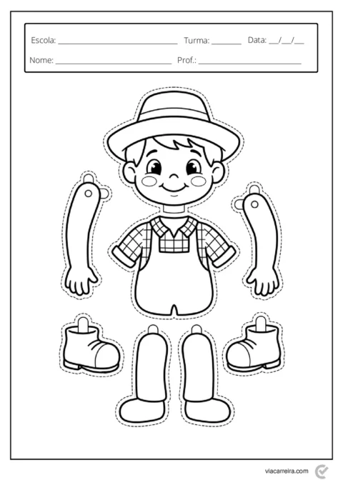 Atividades de Festa Junina para Colorir e Imprimir - 30 Páginas em PDF — p20 | Atividades Educação Infantil (ensinoja.com.br)